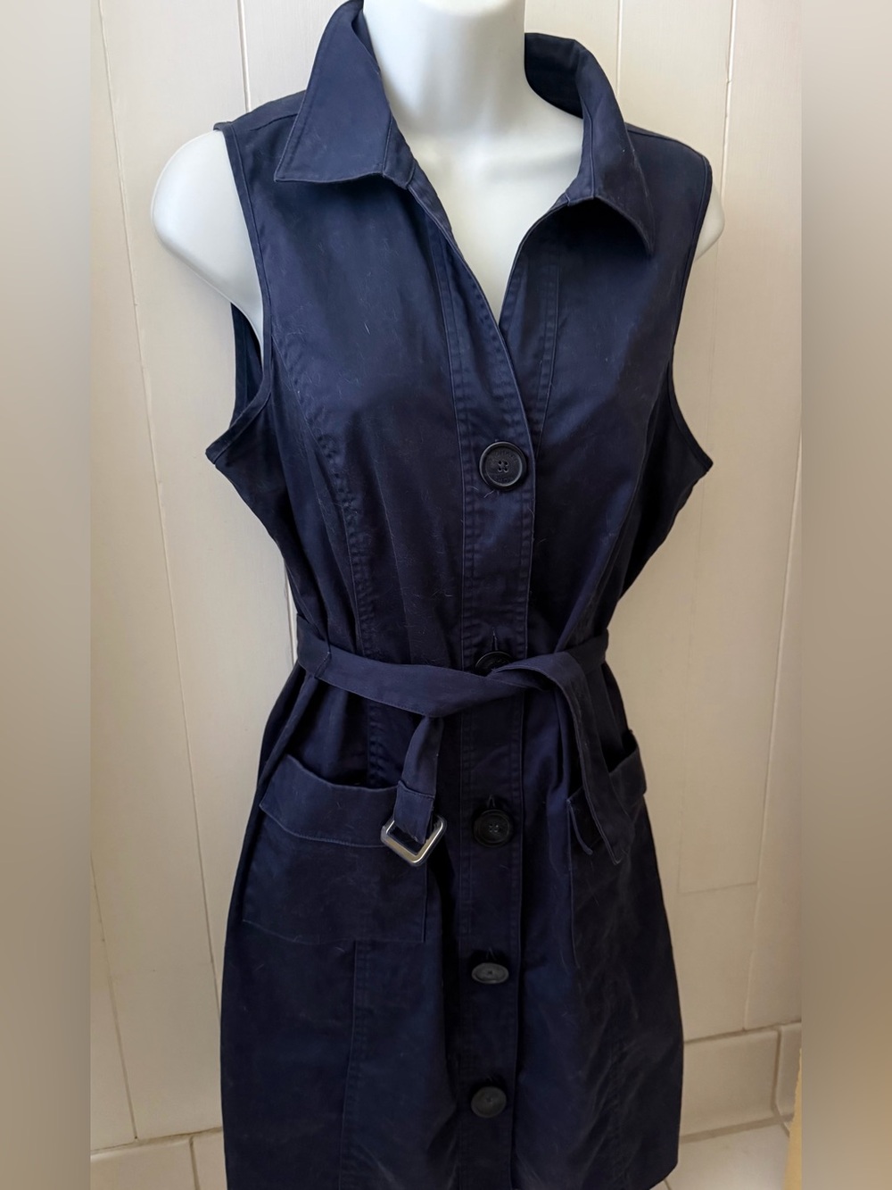Michael Kors Navy blue dress, 12, sleeveless